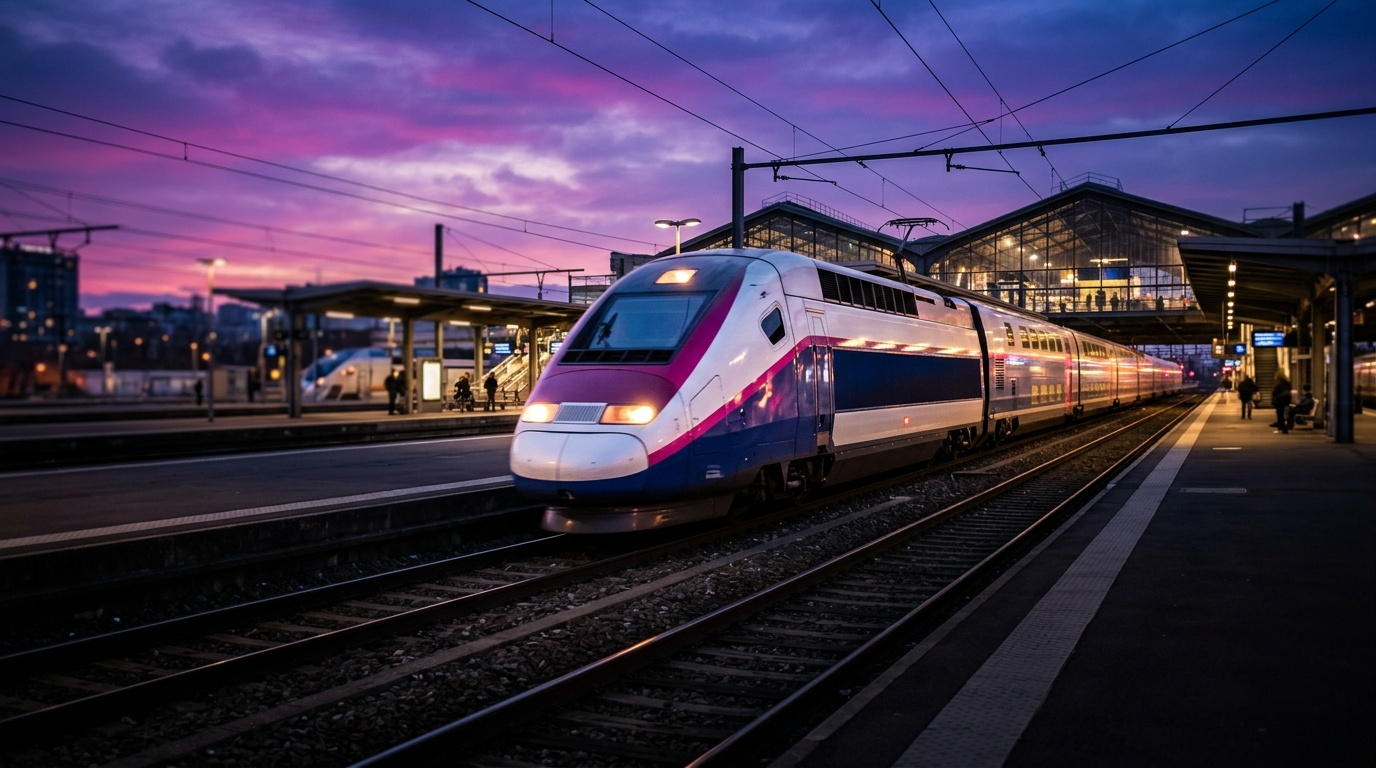 Illustration d'un train, métaphore du train de l'IA qu'on n'a jamais vraiment loupé.